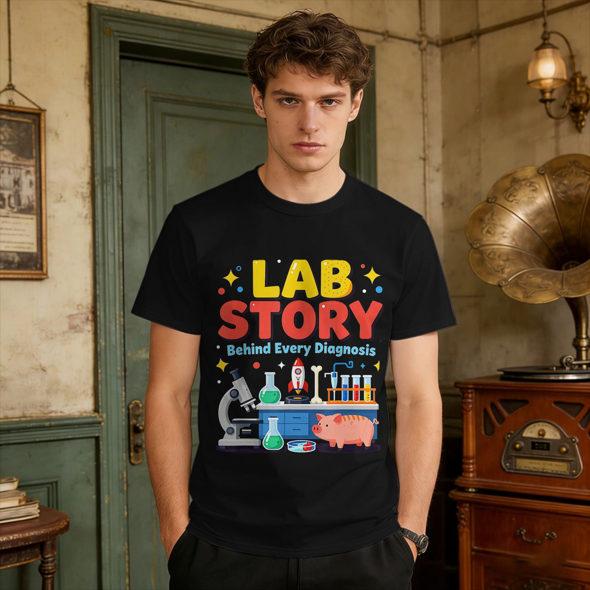 Medical Lab Week - 남성용 의료 실험실 기술자 팀 랩